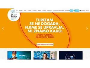 Veleučilište Edward Bernays's official website homepage screenshot