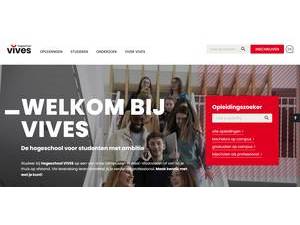 VIVES's official website homepage screenshot