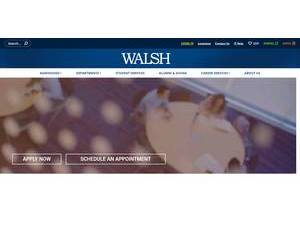 Walsh College's official website homepage screenshot