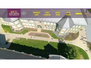 West Chester University of Pennsylvania's official website homepage screenshot