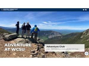 Western Connecticut State University's official website homepage screenshot