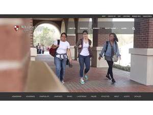 William Carey University's official website homepage screenshot