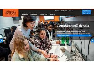 William Paterson University's official website homepage screenshot