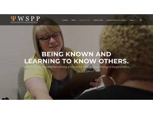 Wisconsin School of Professional Psychology's official website homepage screenshot