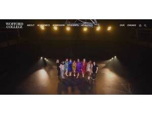 Wofford College's official website homepage screenshot