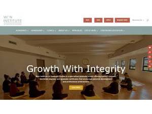 WON Institute of Graduate Studies's official website homepage screenshot
