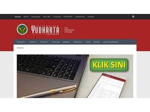 Yudharta Pasuruan University's official website homepage screenshot