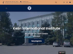 Кейин интернейшнл институт's official website homepage screenshot