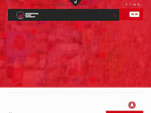 Меѓународен Славјански Универзитет's official website homepage screenshot