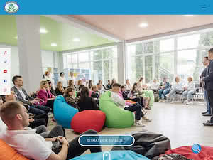 Поліський національний університет's official website homepage screenshot