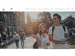 Таврійський національний університет імені В.І. Вернадського's official website homepage screenshot