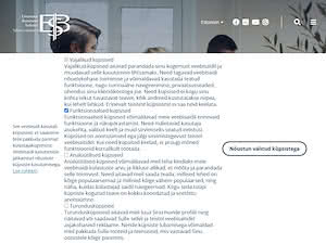 Эстонская бизнес-школа's official website homepage screenshot