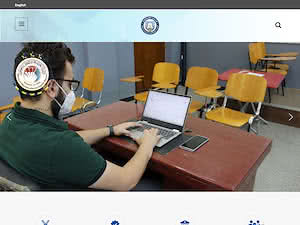 كليــة مدينــة العلــم الجامعــة's official website homepage screenshot