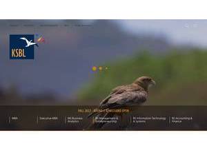 کراچی سکول برائے کاروبار اور قیادت's official website homepage screenshot