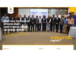 फ्लेम विद्यापीठ's official website homepage screenshot