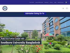 সাউদার্ন ইউনিভার্সিটি's official website homepage screenshot