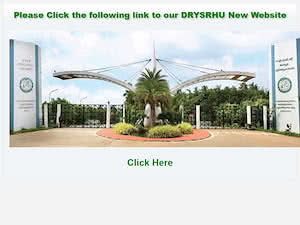 డా॥ వై.యస్.ఆర్ ఉద్యాన విశ్వవిద్యాలయం's official website homepage screenshot