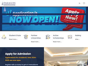 សាកលវិទ្យាល័យ ហ្សាម៉ាន់'s official website homepage screenshot