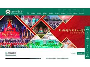 东北林业大学's official website homepage screenshot