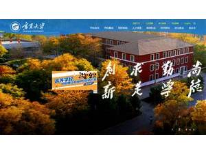 宁夏大学's official website homepage screenshot