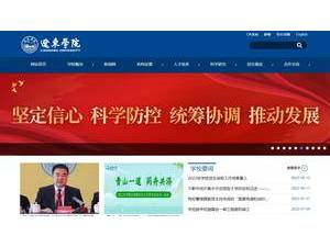 辽东学院's official website homepage screenshot