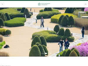 이화여자대학교's official website homepage screenshot