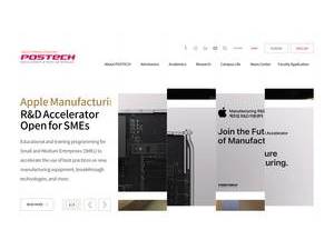 포항공과대학교's official website homepage screenshot